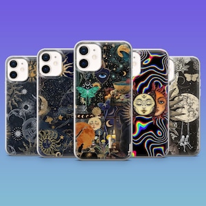 Zodiac Astrology Phone Case Cosmic Star Sign Cover for 17,17Pro/Max/Air, 16e/Pro 15,14, SamsungS25 S24Ultra S23FE S22 A16 Pixel 10,9Pro XL