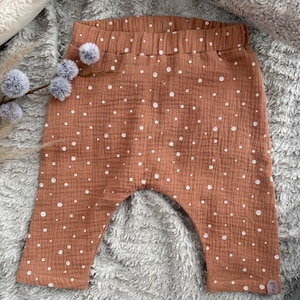 Muslin pants for kids – summer bloomers made of cotton – handmade baby pants & toddler pants