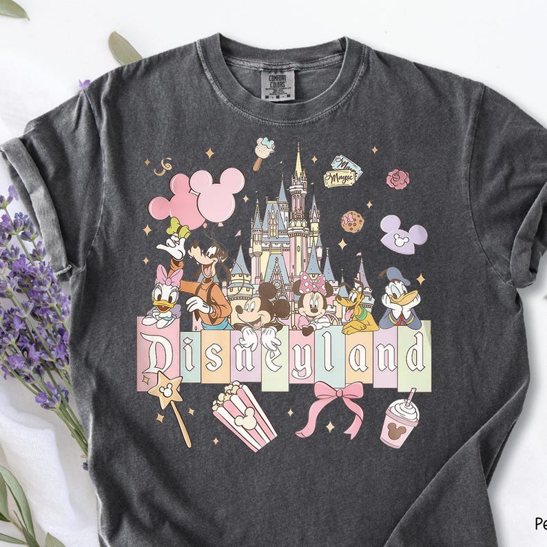 Disneyland Castle Mickey Friends T-Shirt (Digital Download) image 4