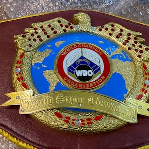 Super WBO World Champion Boxing belt/Super WBO Boxing Belt/World Champion Boxing Belt/Custom Boxing Belt