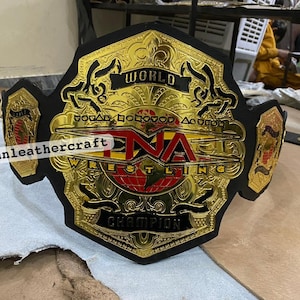 TNA Total Non Stop World Heavyweight Wrestling Championship Belt/Tna wrestling belt/TNA 4mm Belt/New World TNA Belt