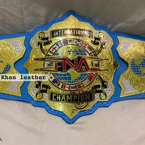 International TNA Heavyweight Wrestling Championship Belt/TNA wrestling belt/TNA 4mm Belt/New International Tna Belt
