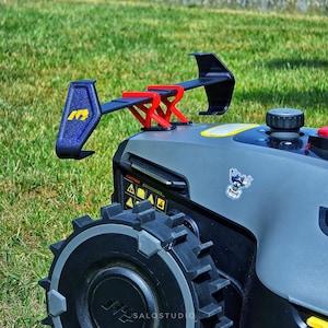 Decorative Spoiler for Robotic Lawn Mower – Compatible with Yuka Mini and more | 3D Printed in PETG-CF