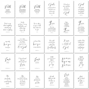 100 Bible Verse Prints | Modern Christian Wall Art | Scripture Gallery ...