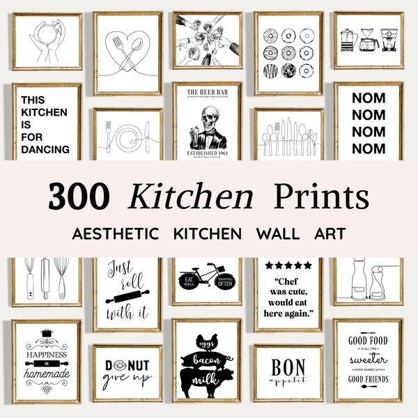Kitchen Prints - Etsy UK