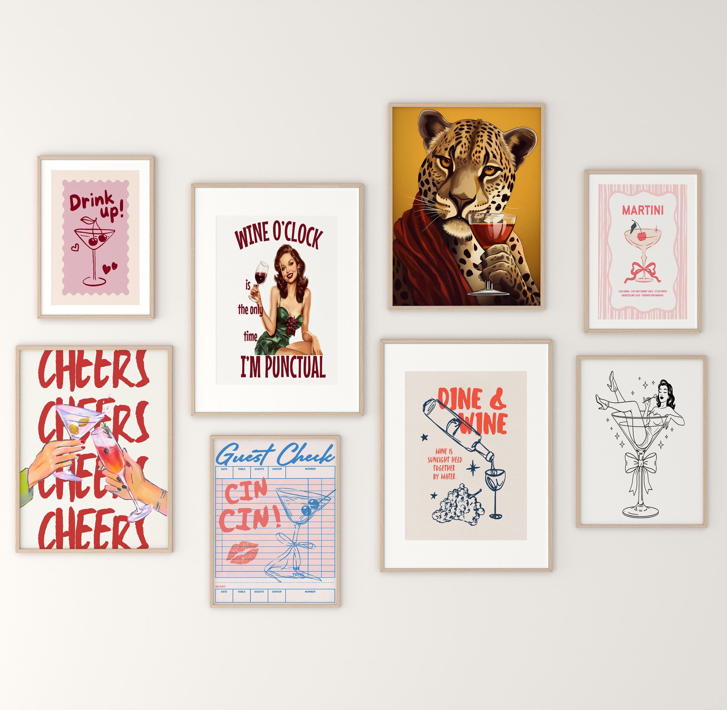 100 Retro Kitchen Prints | Trendy Gallery Wall Art, Food Poster ...