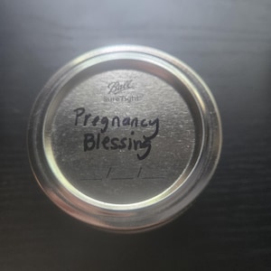 Pregnancy Blessing Blessed Scented Candle