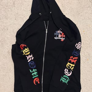 Chrome Hearts Großer Schwarzer Hoodie Brand New