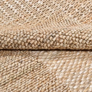 Natural Jute Multi Designer Boho  Handmade Premium Quality  Scandinavian Flatweave  Contemporary Rug for Living Room, office, 5x8, 6x9, 8x10