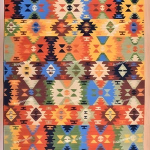 Handwoven Wool  Kilim Rug,  Contemporary Dhurrie Custom Swedish Scandinavian Designer Handmade Flatweave Rug for Living Room, Home Decor