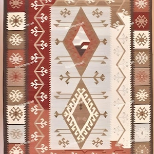 Handwoven Wool  Kilim Rug,  Contemporary Dhurrie Custom Swedish Scandinavian Designer Handmade Flatweave Rug for Living Room, Home Decor
