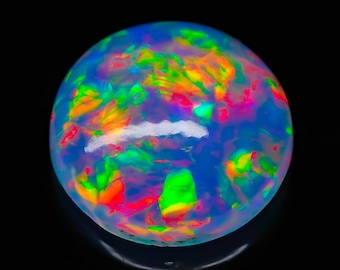 Multi Fire Opal 5 karaat cabochon losse natuurlijke Ethiopische edelsteen