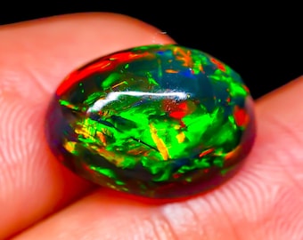 Ethiopische AAA vuuropaal 6,40 karaat cabochon losse natuurlijke edelsteen