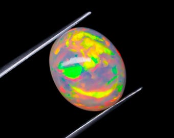 Multi vuuropaal 6,20 karaat cabochon losse natuurlijke Ethiopische edelsteen