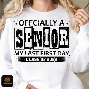 Senior 2026 SVG: Back to School, Graduation Design (Digital Download)
