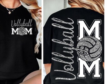 Volleyball Mom SVG PNG: Game Day Sports Design (Digital Download)