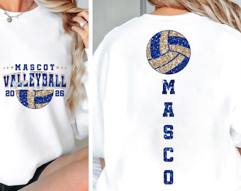 Volleybalteam, png-bestand: shirtontwerpsjabloon (digitale download)