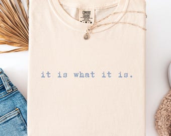 Casual Statement Outfit, Minimalist Quote Tee, Typography Shirt