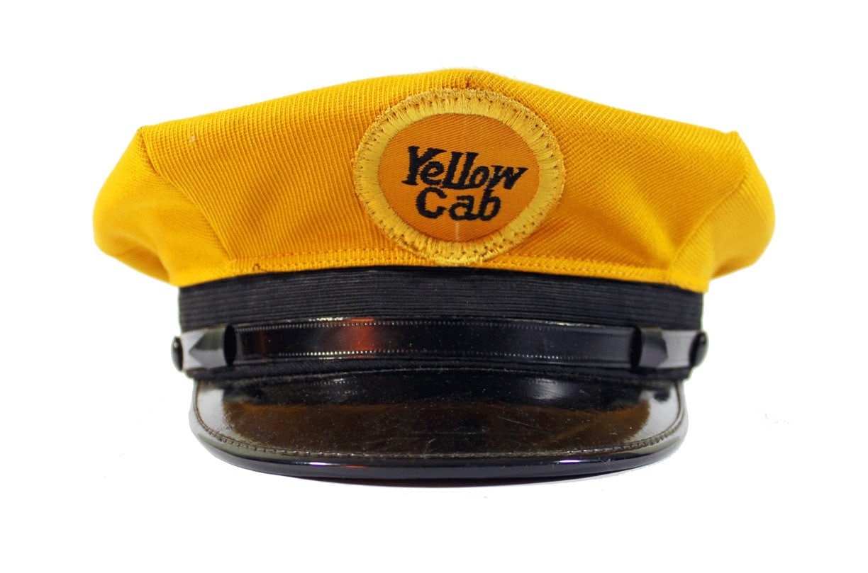 Vintage yellow 2024 cab hat