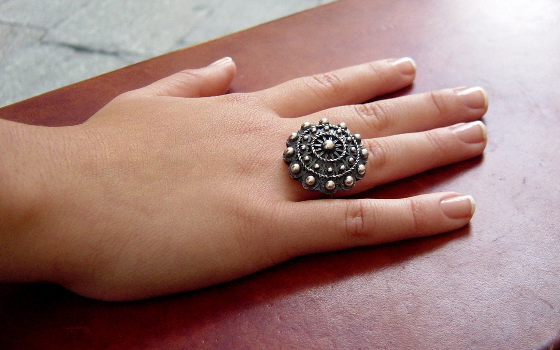 Grand Anneau De Bouton Charro Belle Bague De Bouton En 925 Etsy Grand Anneau De Bouton Charro Belle Bague De Bouton En 925 Etsy