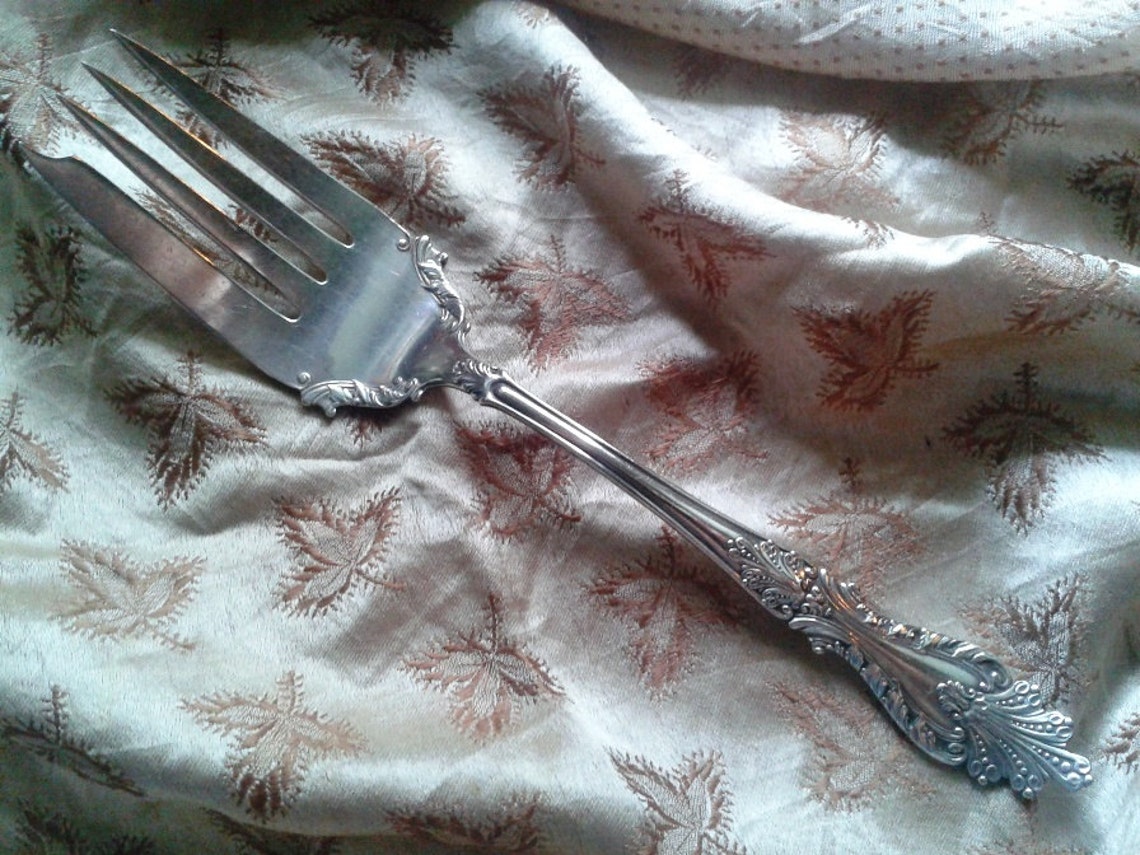 Rogers & Hamilton Silver Plate Cold Meat Fork 1896 Etsy