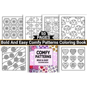 50 Printable Coloring Pages for Kids, Cutes and Cozy Digital Coloring Pages, Toddlers, Preschoolers, Instant Download Coloring Pages