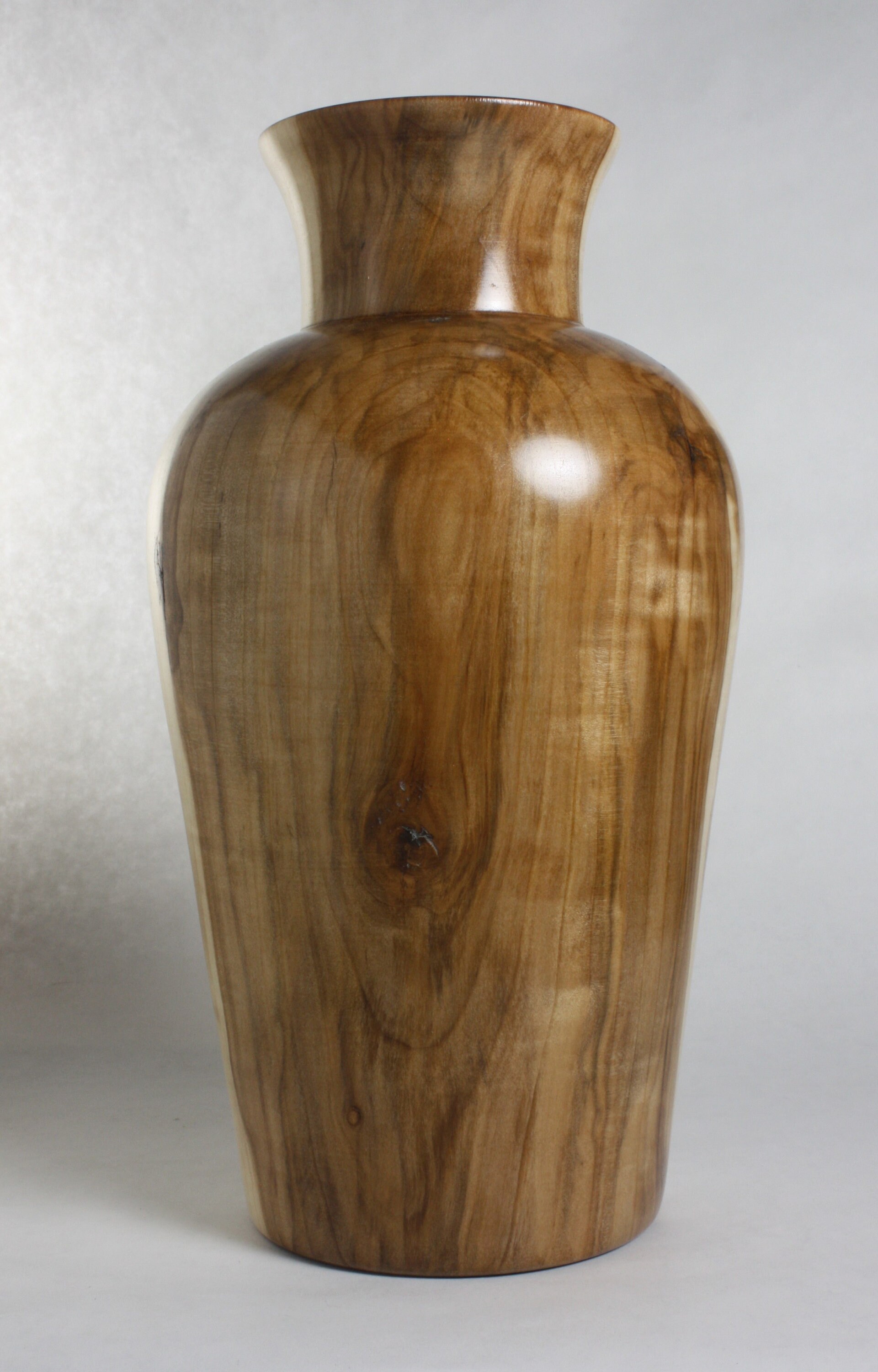 Two Tone Vase Made of Crab Apple Wood Etsy