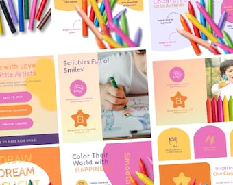 Plantillas de diseños de productos de Amazon Paquete de imágenes de contenido y listados A+ Conjunto de descarga digital de Canva para vendedores de Amazon