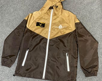 Waterproof Hooded Rain Jacket - Lightweight Hiking Windbreaker