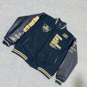 Custom Varsity Letterman Jacket – Personalized Graduation Jacket with Name, Team, Year & Leather Sleeves