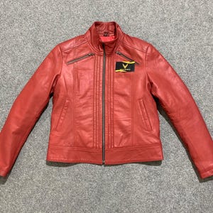 Vintage 1970s East West Musical Instruments Leather Motorcycle Jacket