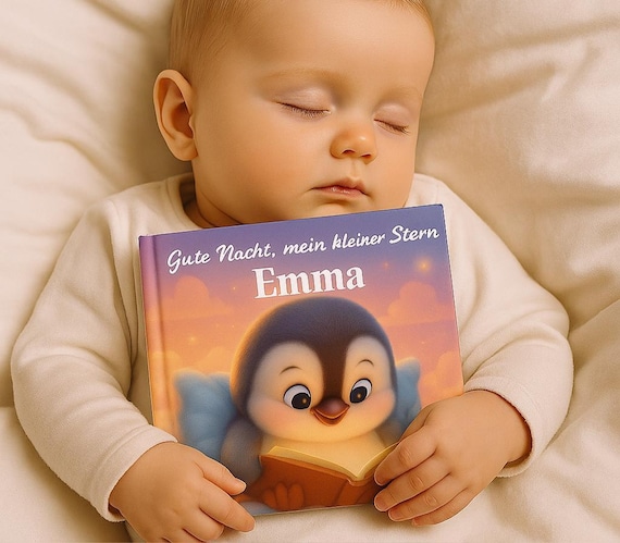 Personalisiertes Babybuch mit Namen | Geschenk zum 1. Geburtstag | Kinderbuch | Geschenk zur Babyparty | Individuelles Geschenk für Babys
