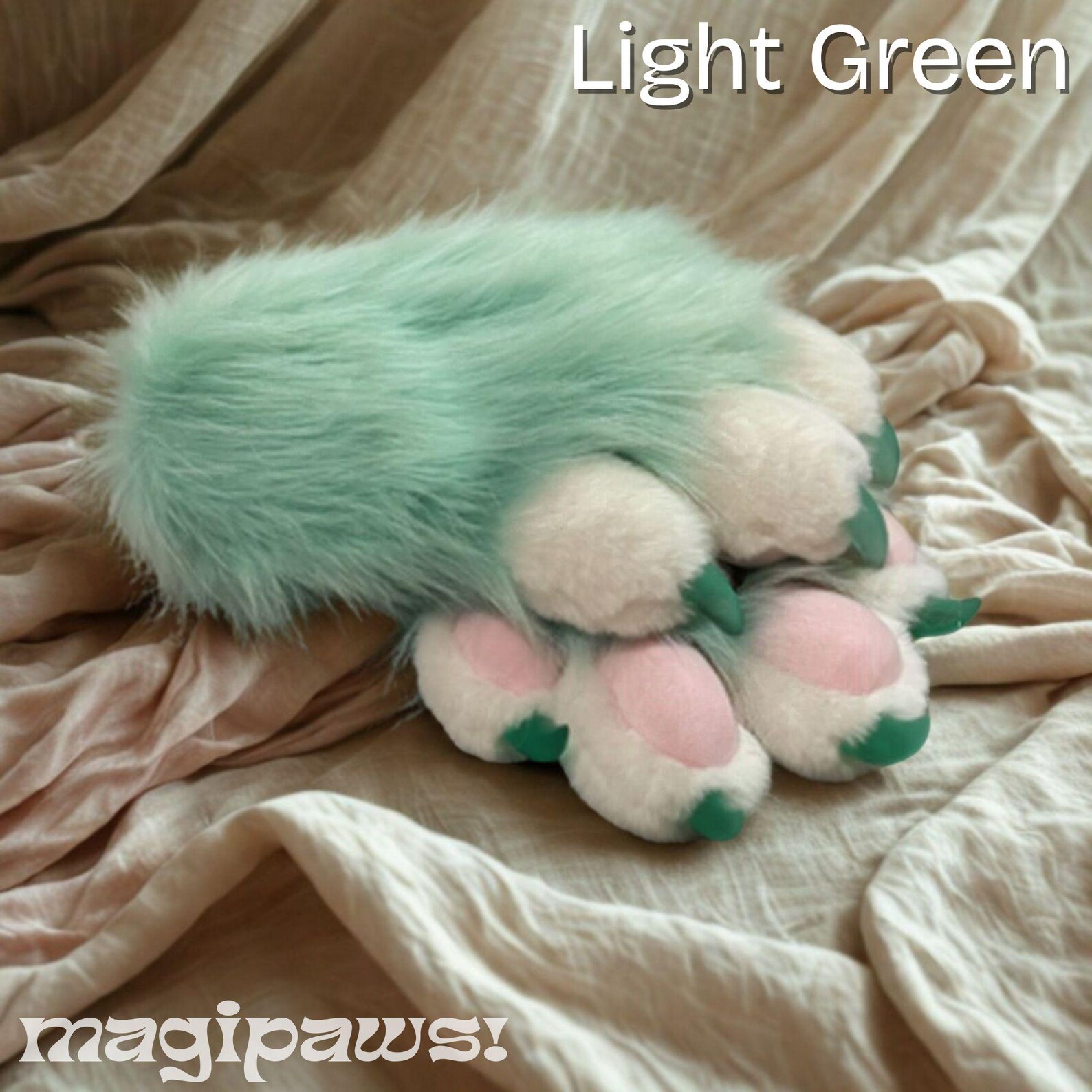15 Colors! Fursuit Paws Cheap Kemono Furry Paws Black Wolf Paws Partial ...