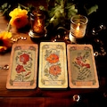 Botanical Occult Tarot Deck - Floral Witch, Tarot Cards with Guidebook, Flower Tarot Cards, Witchcraft Tarot product logo