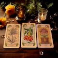 Botanical Occult Tarot Deck - Floral Witch, Tarot Cards with Guidebook, Flower Tarot Cards, Witchcraft Tarot product logo