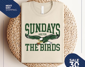 Philadelphia Football T-Shirt | Sundays are for the Birds | Eagles Fan Shirt | Bird Gang Shirt | Football Spirit | Philadelphia Outfit