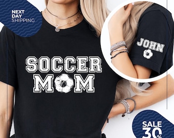 Custom Soccer Mom Shirt | Personalized Soccer Mom T Shirt | Customized Soccer Mom Gifts | Soccer Mama Tee | Soccer Mom Shirt | Soccer Shirt