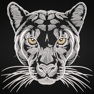 Majestic Tiger Face Embroidery Design, Realistic Machine Embroidery File, Wild Jungle Animal Head Embroidery, Beautiful Embroidery Design