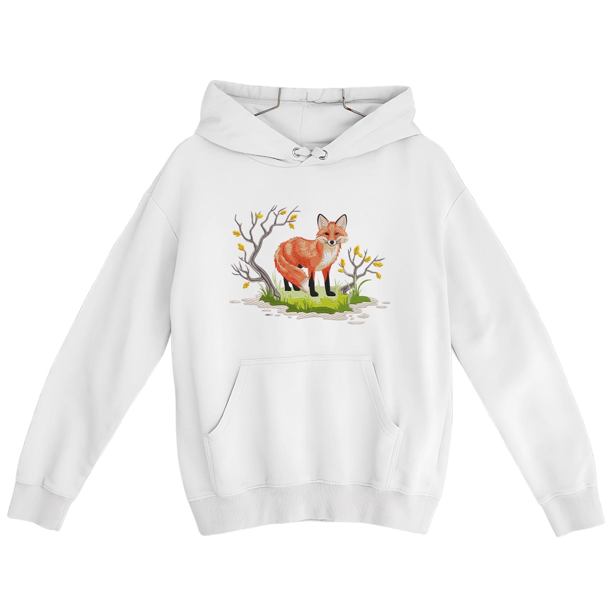 Fox Embroidery Design, Cute Fox Machine Embroidery, Wild Animal Machine ...
