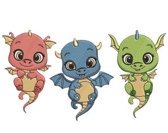 Dragons Flying Machine Embroidery Design, Flying Dragon Embroidery File, Powerful Dragon Machine Embroidery, Dragon Lover Machine Embroidery