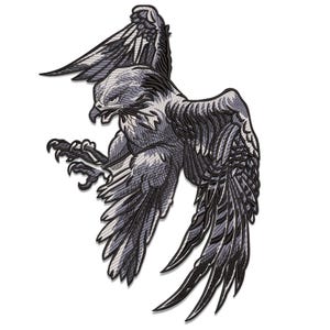Majestic Eagle Embroidery Design, Wildlife Machine Embroidery File, Bird of Prey Embroidery File, Embroidery for Animal Design, Eagle Fly