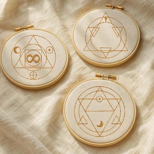 Eeuwige stroomcodes | Set heilige geometrie • Drie-eenheid van symbolen