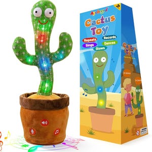 Talking Cactus Toy – Sings, Dances, Repeats Voice, 120 Songs (Kids Toy)