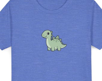 Cute Long Neck Dinosaur Kids T Shirt, Brontosaurus Youth Graphic Tee, Dino School Outfit, Birthday Gift for Boys Girls