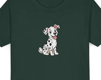 Dalmatian Kids T Shirt, Cute Puppy Youth Graphic Tee, Dog Lover School Outfit, Birthday Gift for Boys Girls
