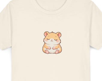 Cute Hamster Kids T Shirt, Kawaii Small Pet Animal Youth Graphic Tee, Cozy School Outfit, Birthday Gift for Boys Girls