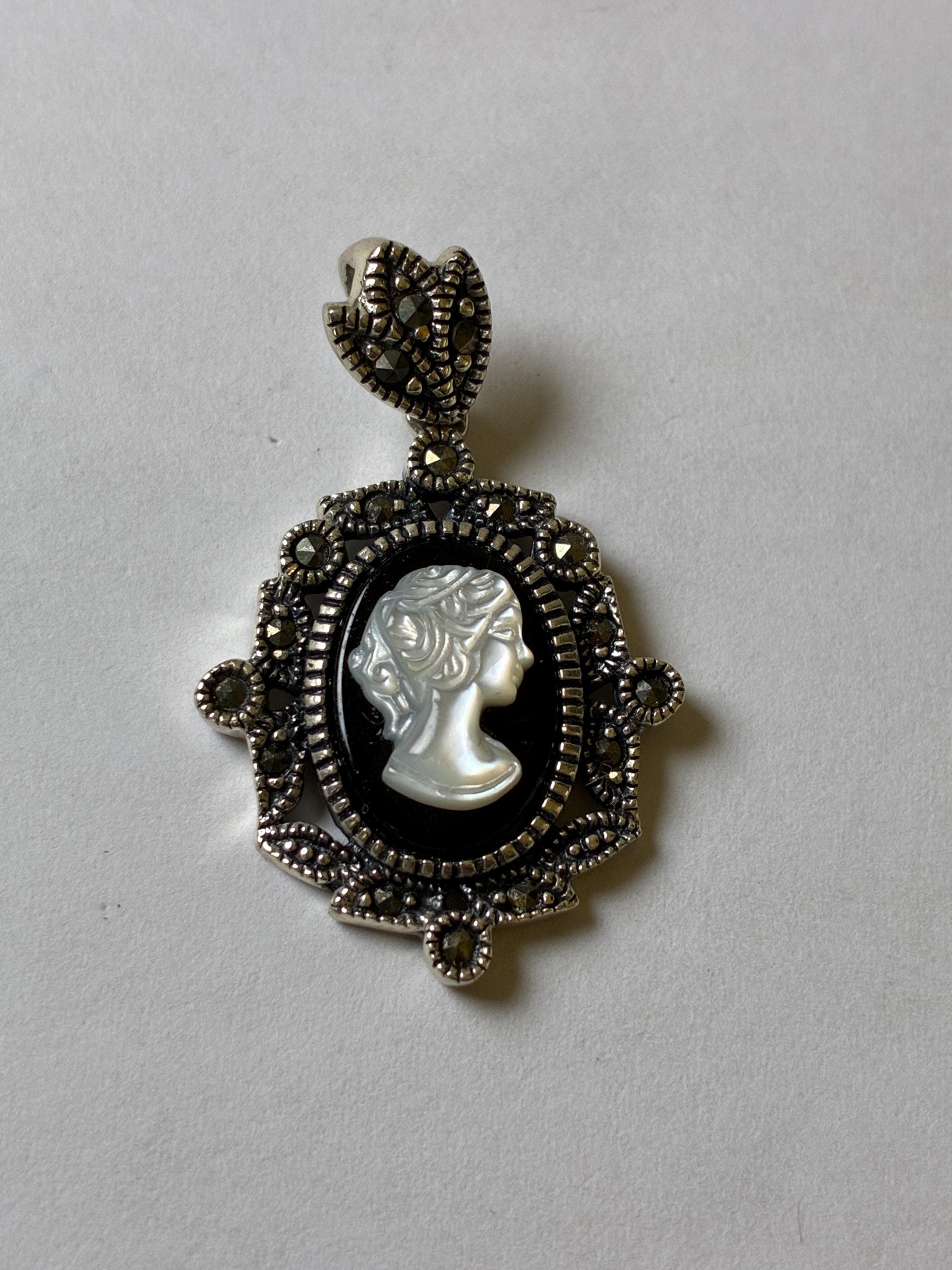 Onyx Cameo - Etsy