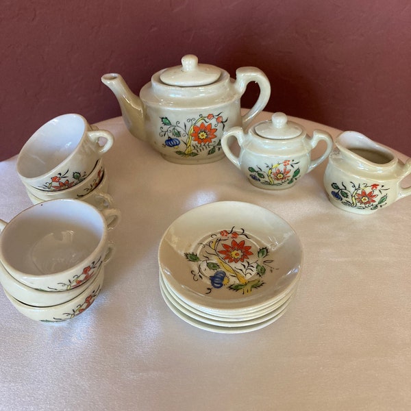 Vintage Childrens Tea Set Made in Japan Etsy