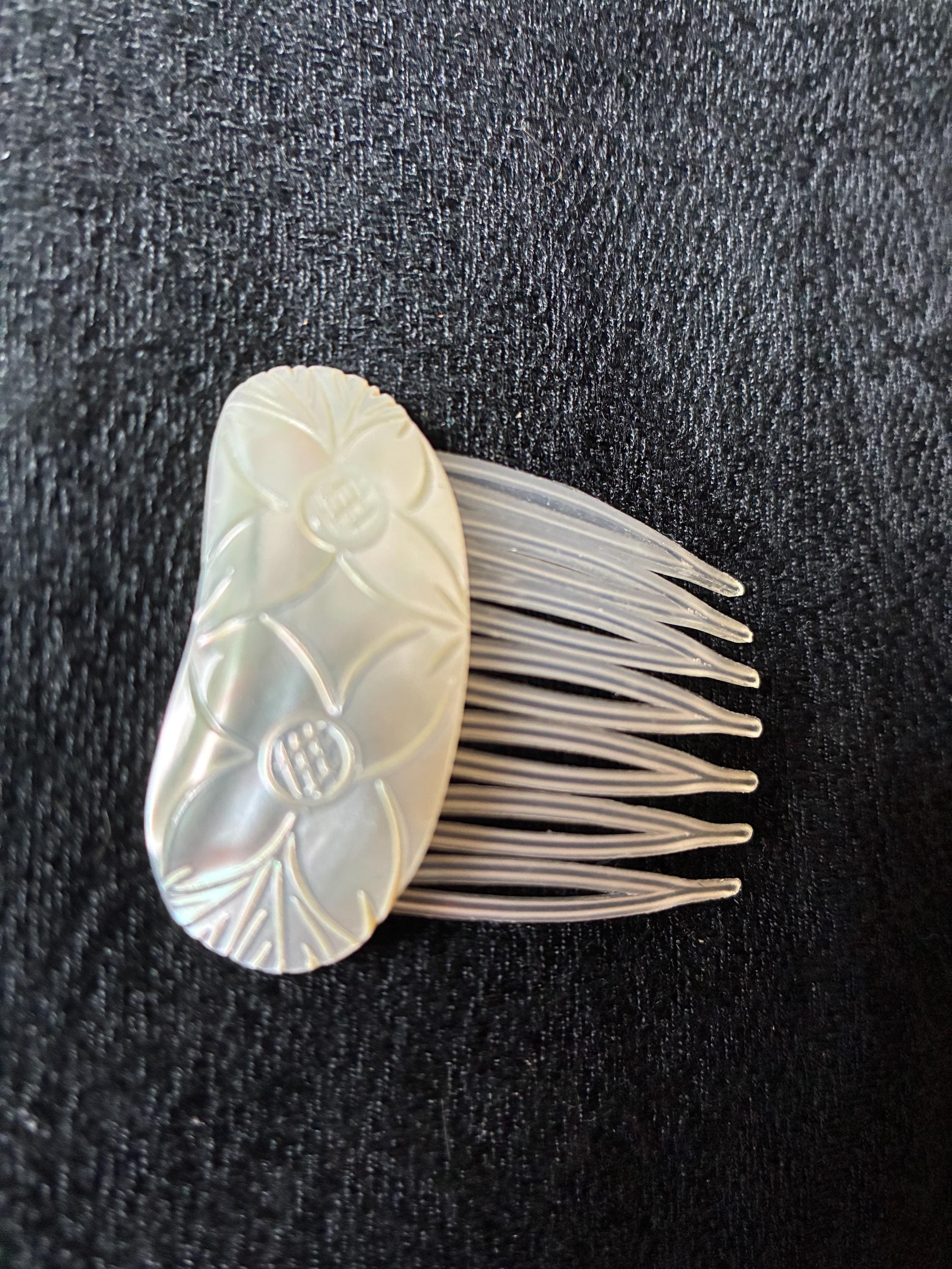 Mother of Pearl Barrette - Etsy display picture 3