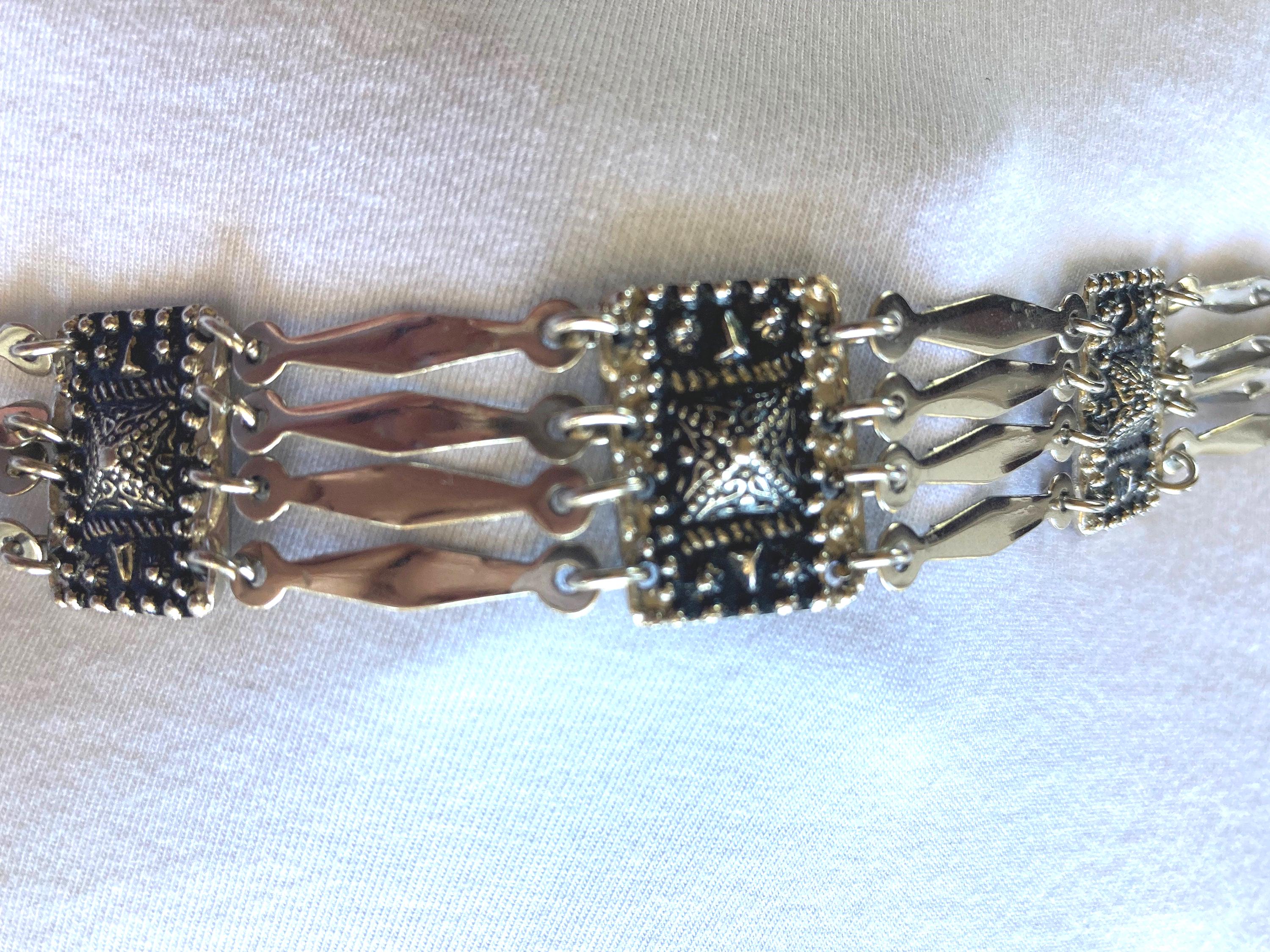 Classic vintage mexican silver bracelet - Etsy 日本